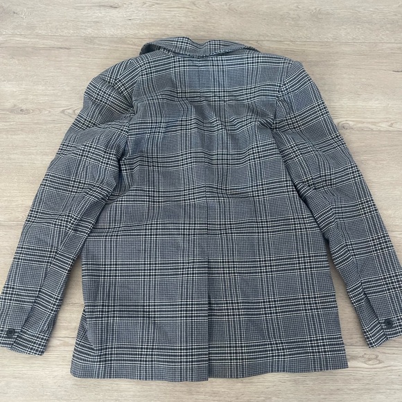Something Navy‎ Women's Plaid One-Button Blazer Small - Picture 6 of 6